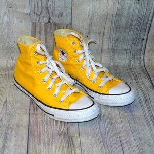 CONVERSE Chuck Taylor All Star High Lemon Chrome Sneakers Womens Size 7